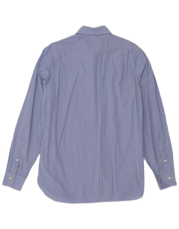 Polo Ralph Lauren Camicia da uomo Taglia 16 40/41 Cotone a righe grandi blu