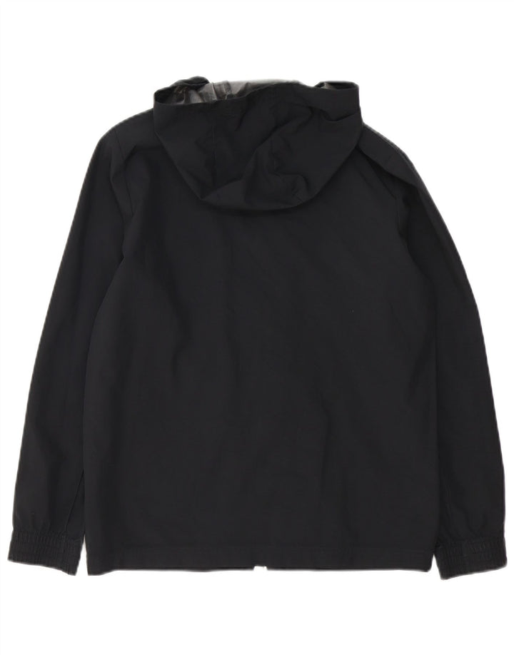 Giacca antipioggia ADIDAS da bambino con cappuccio grafico Ancona 11-12 anni in poliestere nero