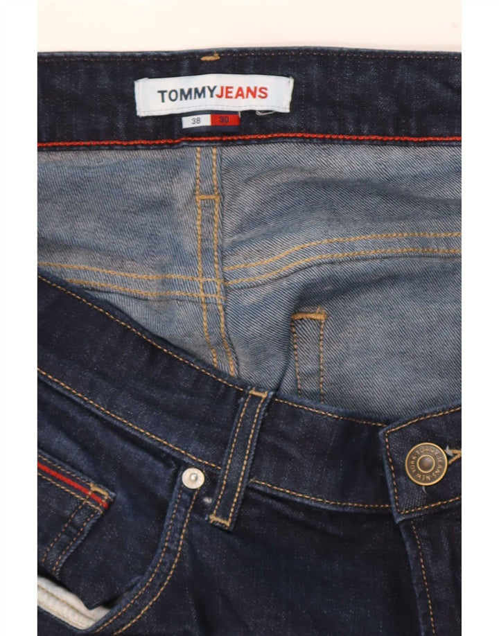 Tommy Hilfiger Donna Ryan Regular Bootcut Jeans W38 L30 Blu Navy Cotone