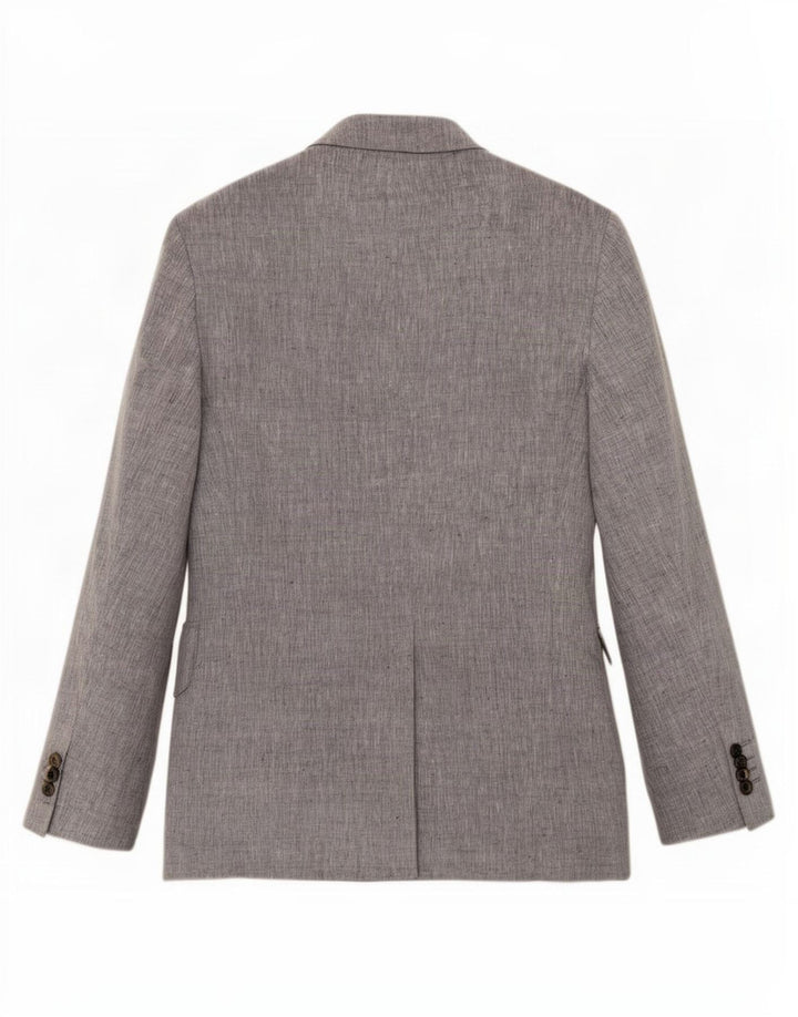 Giacca blazer a 3 bottoni da uomo Tommy Hilfiger IT 52 XL grigio chiazzato