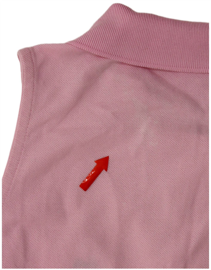 Polo senza maniche da donna Lacoste taglia 40 cotone rosa medio