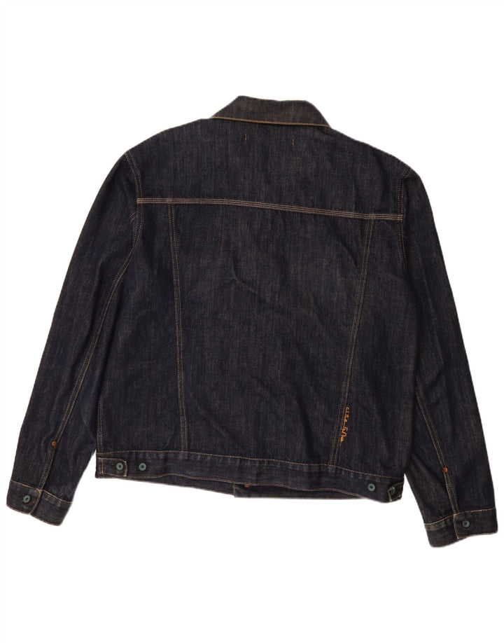 Giacca di jeans da uomo Rifle UK 44 2XL Cotone blu navy