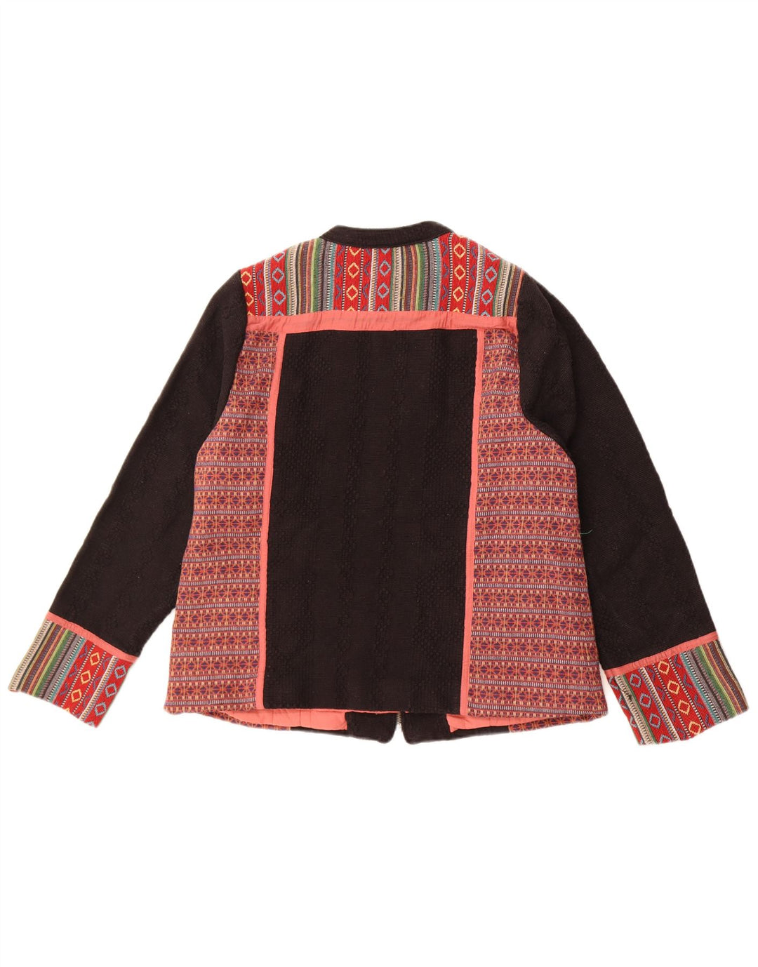 Giacca blazer da donna Monsoon UK 18 XL Cotone Fair Isle nero