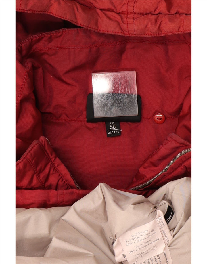 Giacca imbottita con cappuccio da uomo Canadiens IT 50 Large in nylon rosso