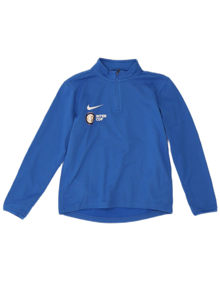 Felpa grafica da ragazzo Nike Inter Milan, 10-11 anni, blu medio