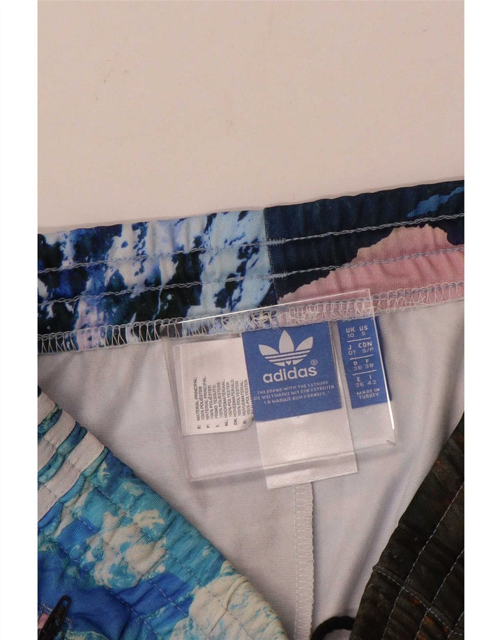 Pantaloni della tuta da donna Adidas UK 10 Small multicolore