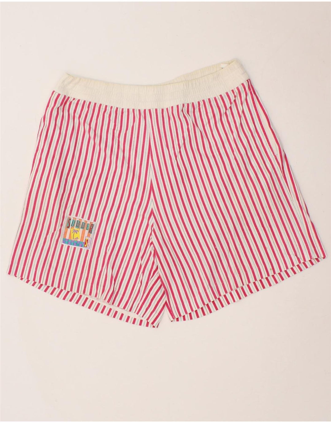 Costume da bagno uomo VINTAGE grande a righe rosa