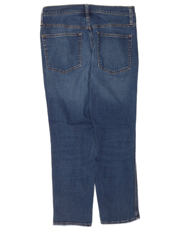 J. Crew Jeans dritti a vita alta da donna W30 L25 cotone blu
