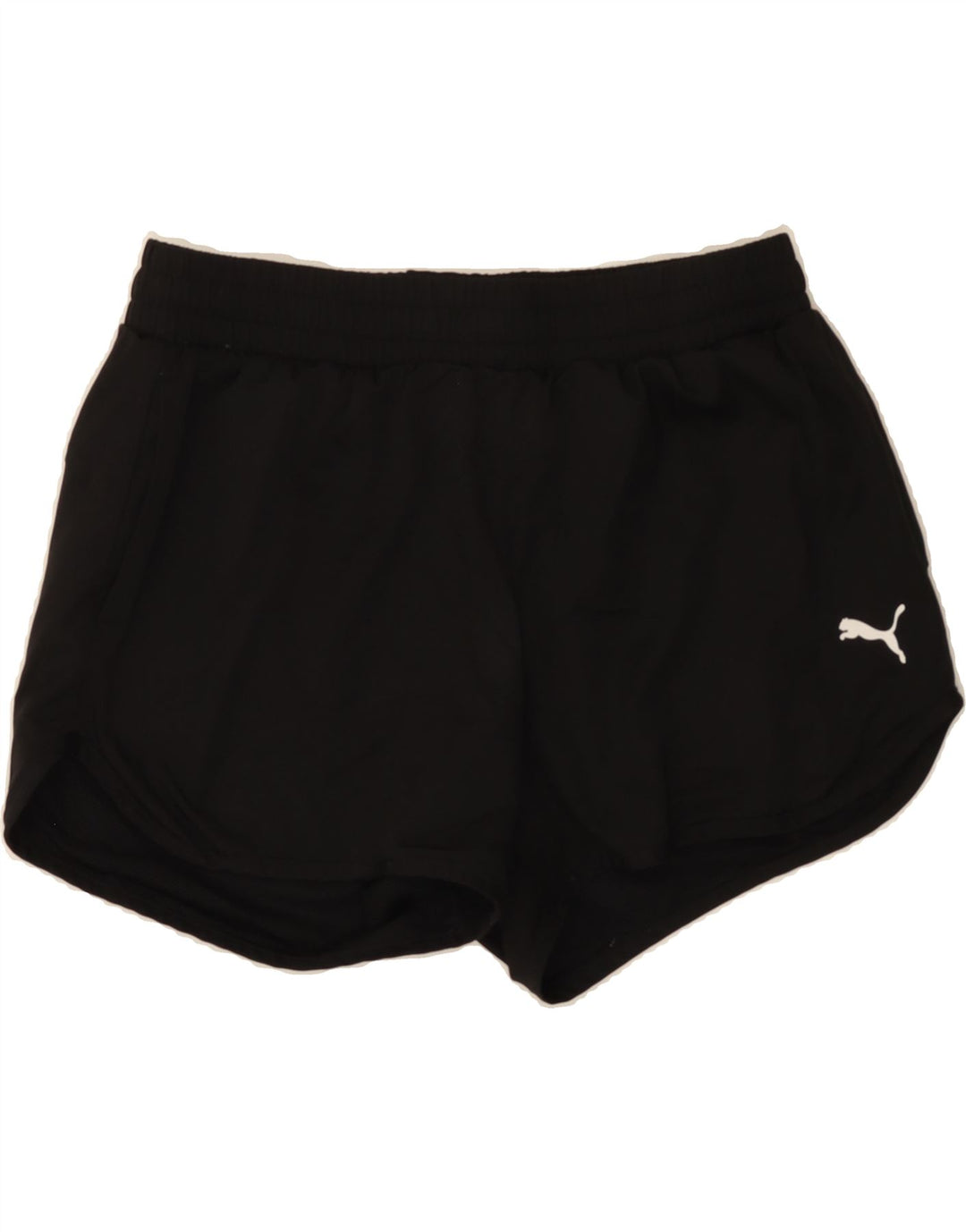 PUMA Womens Sport Shorts Medium  Black Polyester Vintage Puma and Second-Hand Puma from Messina Hembry 