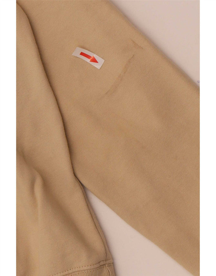 Felpa con cappuccio da uomo con vestibilità regolare grafica Champion, cotone beige medio