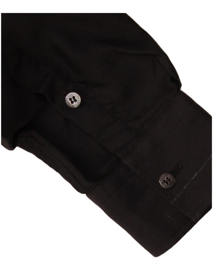 DOLCE & GABBANA Camicia Uomo IT 48 Media Nera Cotone