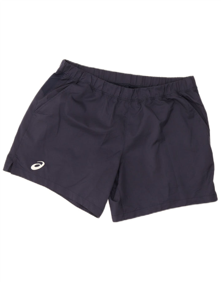 Pantaloncini sportivi da uomo Asics XL blu navy in poliestere