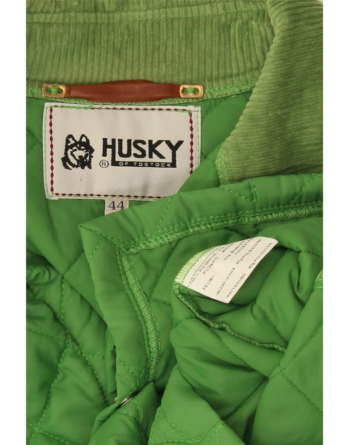 Giacca trapuntata da uomo Husky UK 44 2XL Verde poliammide