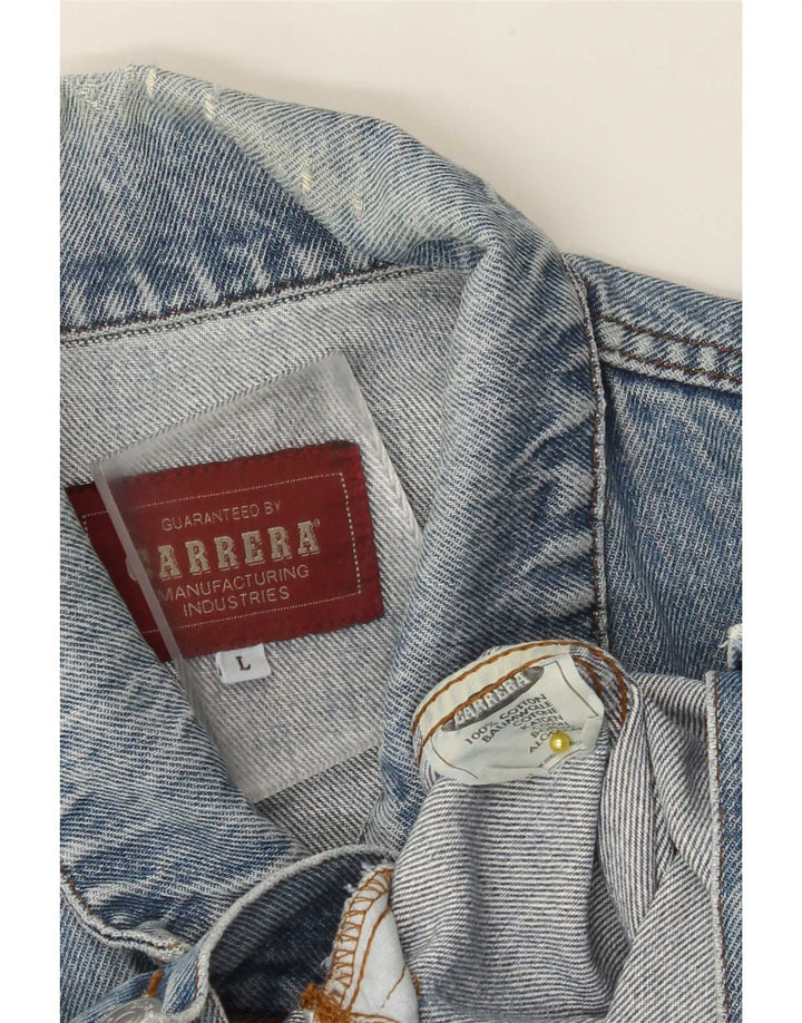 Giacca di jeans da uomo Carrera UK 40 grande cotone blu