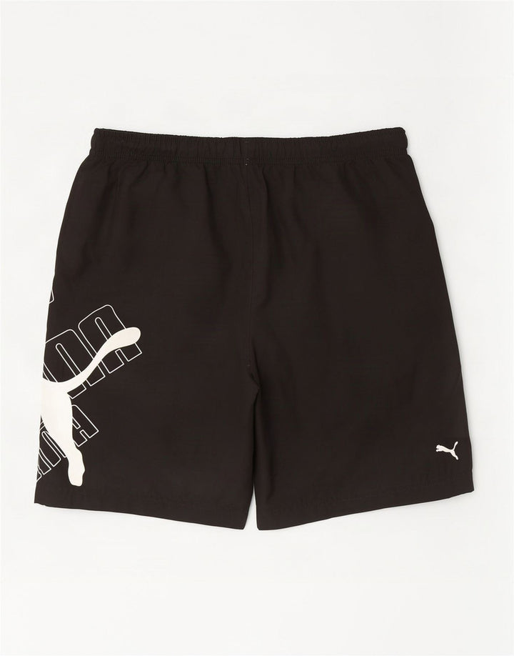 Pantaloncini sportivi grafici Puma da ragazzo 15-16 anni neri