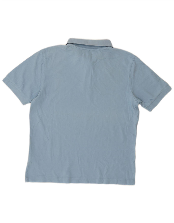Polo Kappa Uomo Blu Medio in cotone