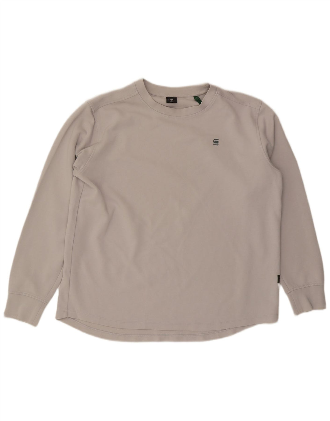 Maglia G-Star da uomo a maniche lunghe XL in cotone grigio