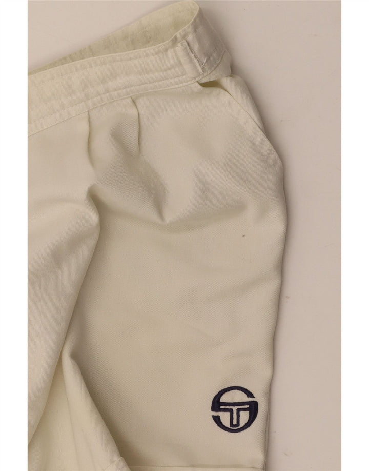 Pantaloncini chino da donna SERGIO TACCHINI W36 grandi bianco sporco