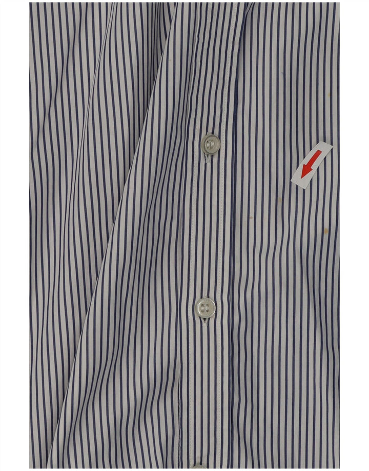 Camicia da uomo vestibilità regolare HARMONT & BLAINE XL cotone gessato blu