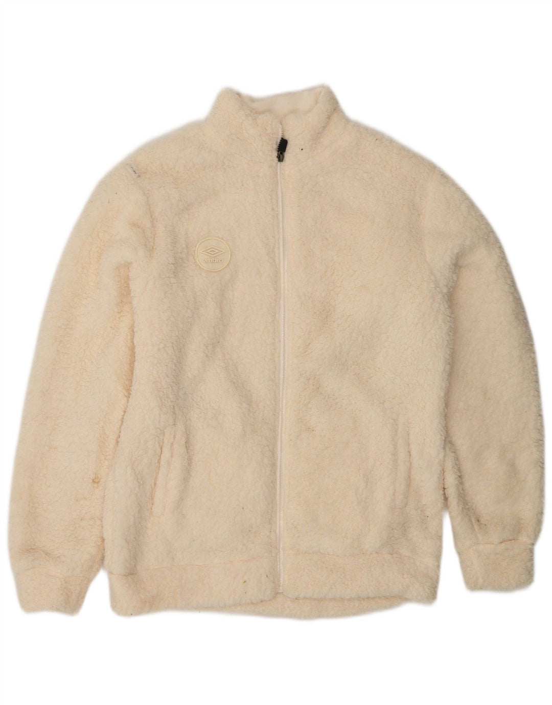 Giacca in pile da donna UMBRO UK 18 XL poliestere bianco sporco