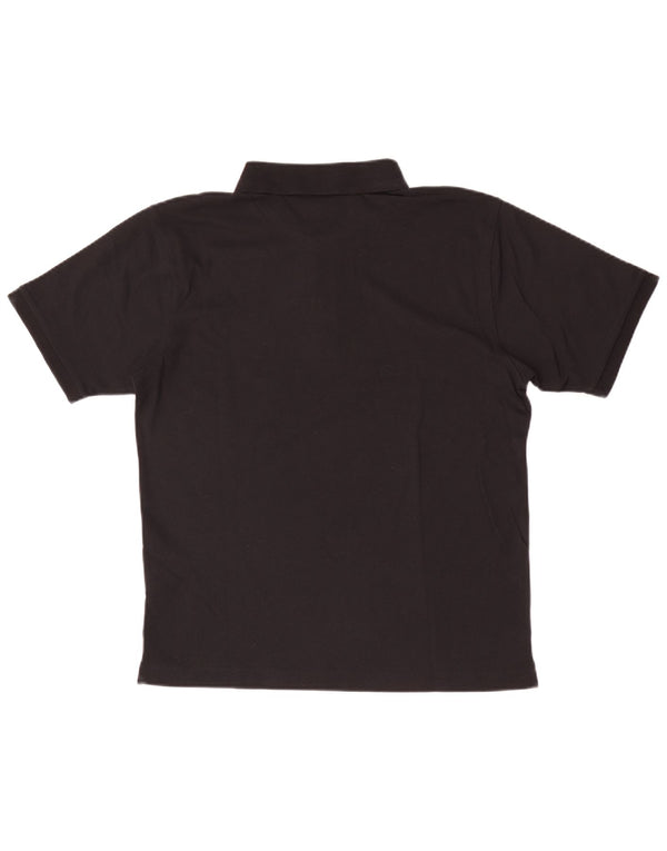 Polo da uomo Champion piccola in cotone nero