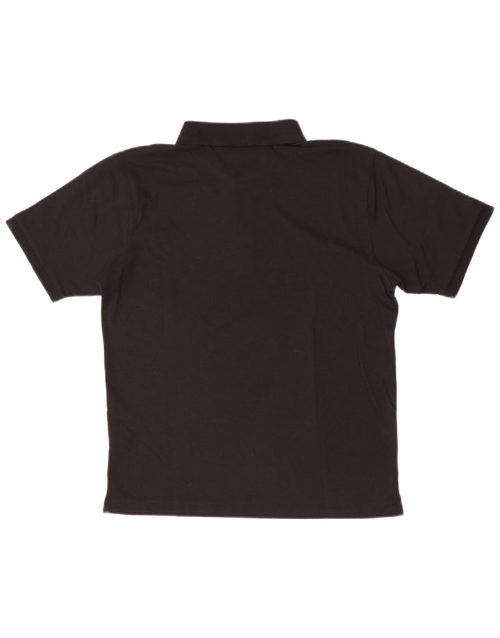 Polo da uomo Champion piccola in cotone nero