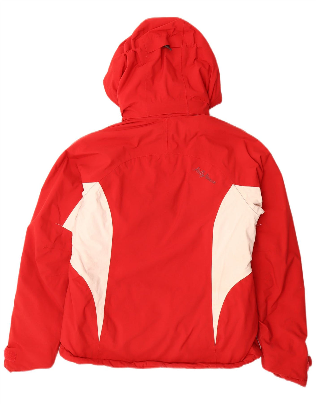 Giacca a vento con cappuccio da donna Helly Hansen UK 10 Small Red Colourblock