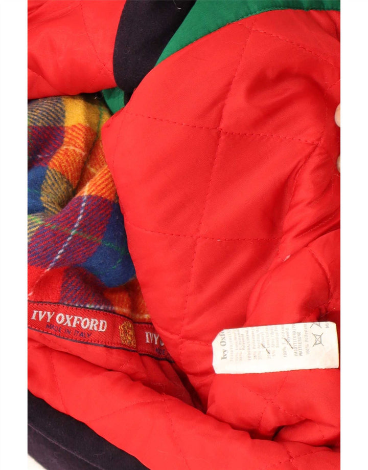 Giubbotto bomber da uomo dalla vestibilità regolare Ivy Oxford UK 40 Large in lana blu navy
