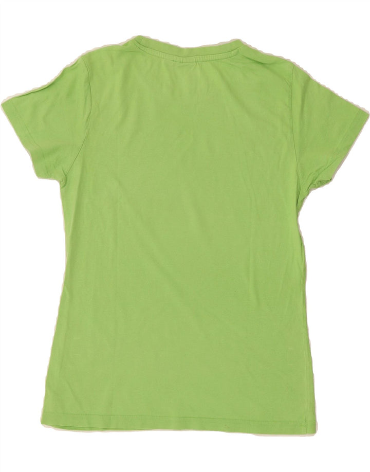 PUMA Womens Graphic T-Shirt Top UK 14 Medium Green Vintage Puma and Second-Hand Puma from Messina Hembry 