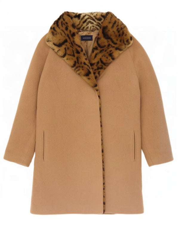 Cappotto da donna Windsmoor UK 16 Classico in lana con stampa animalier marrone grande