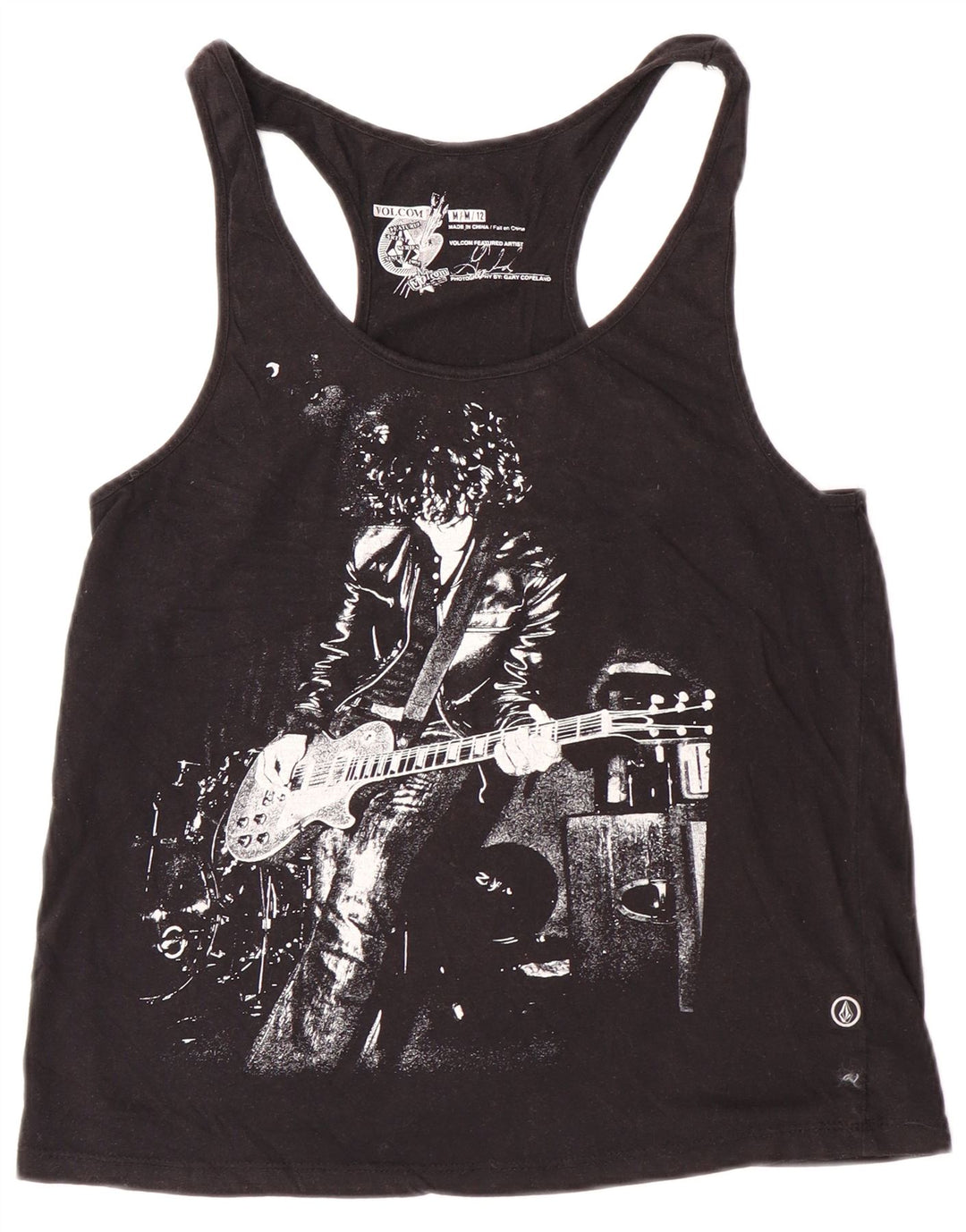 Canotta grafica da donna Volcom UK 12 Medium Black Rock