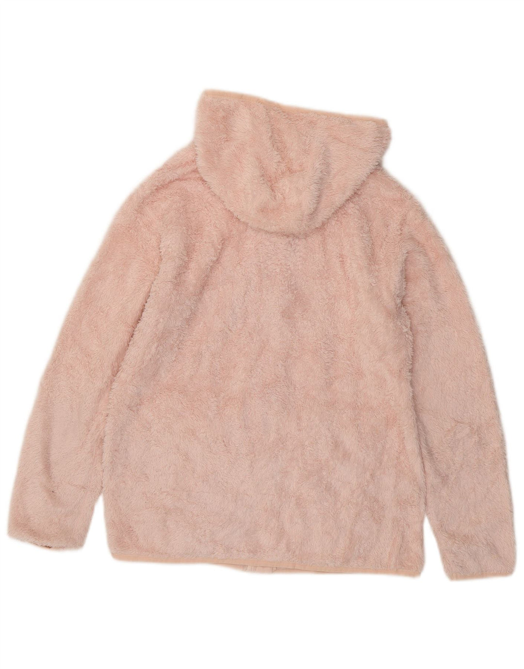 Giacca in pile con cappuccio da donna EDDIE BAUER UK 10 piccola poliestere rosa