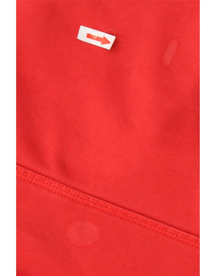 Felpa con cappuccio da uomo Puma XL rossa in cotone