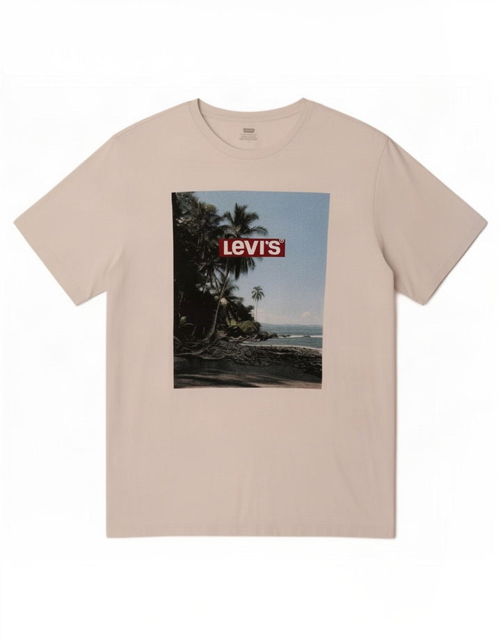 T-shirt grafica da uomo Levi's Top grande bianca