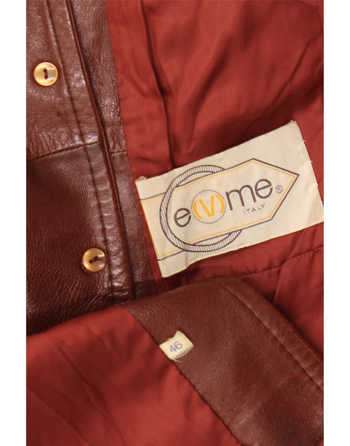 Giacca in pelle da donna Emme IT 46 Large Marrone