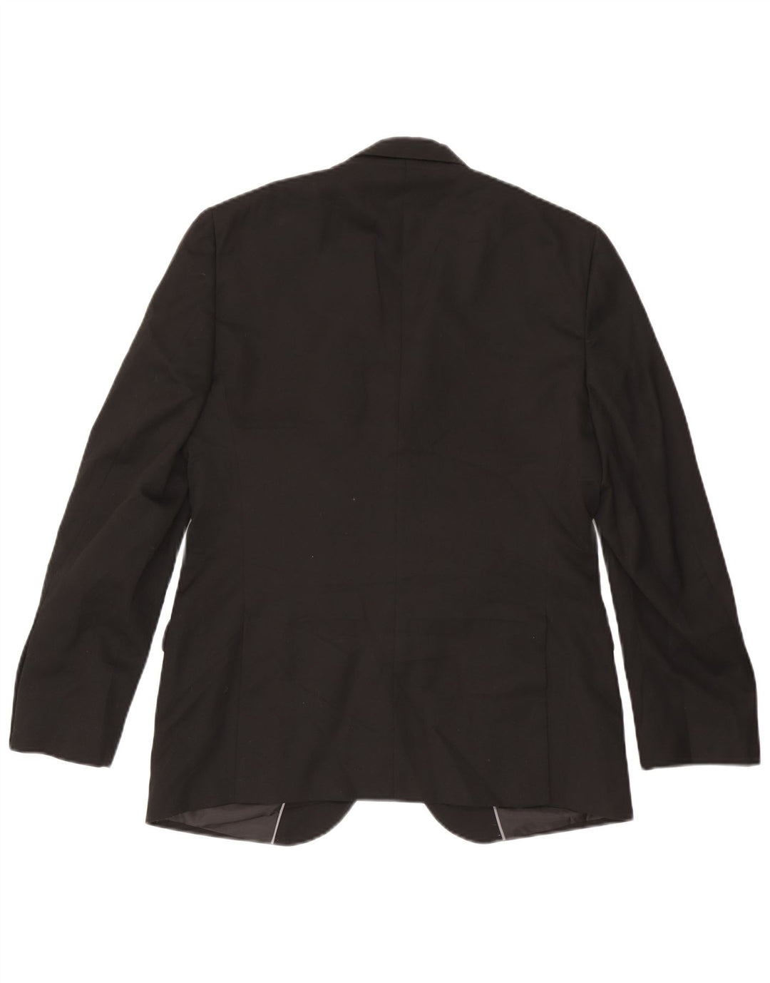 Giacca blazer da uomo Marks & Spencer vestibilità regolare a 2 bottoni UK 38 media nera