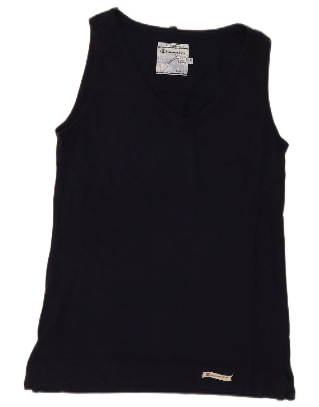 Canotta Champion da donna Easy Fit UK 12 cotone blu navy medio