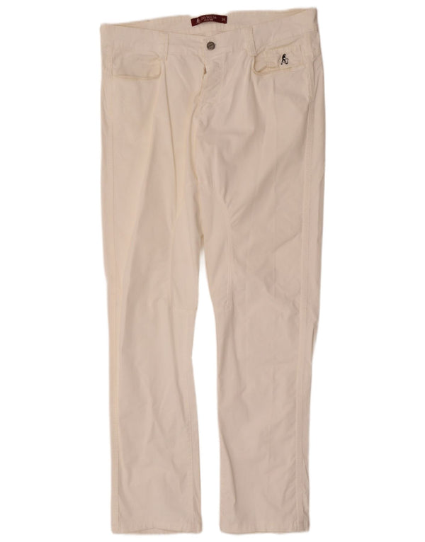 Pantaloni casual dritti da uomo SIVIGLIA W36 L32 bianchi