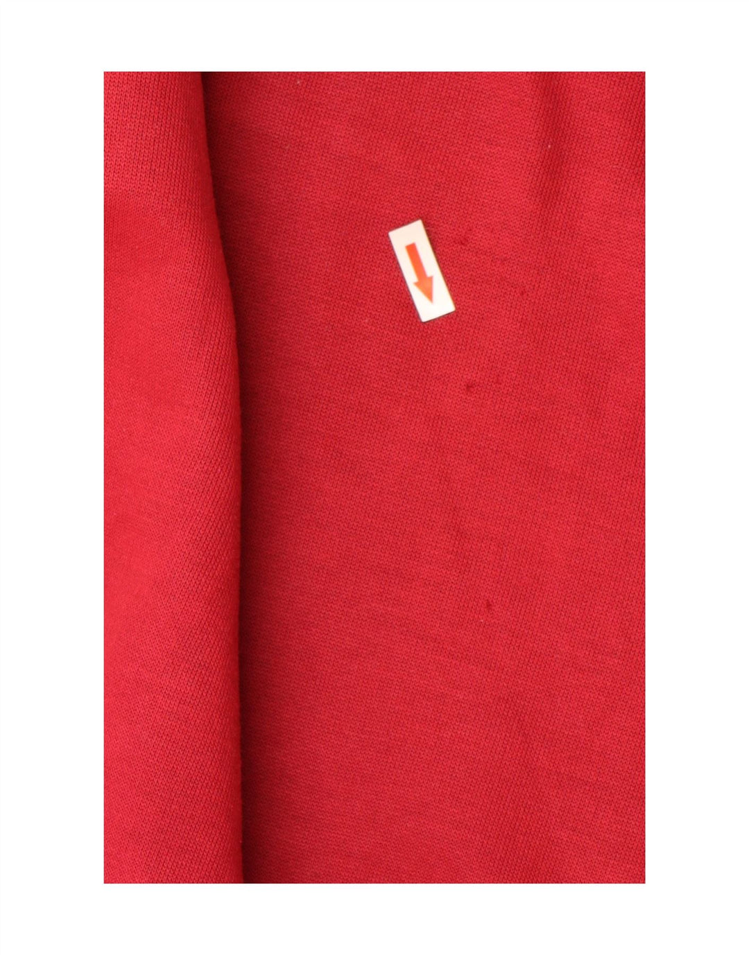 Felpa grafica da uomo vintage maglione XL rosso color block