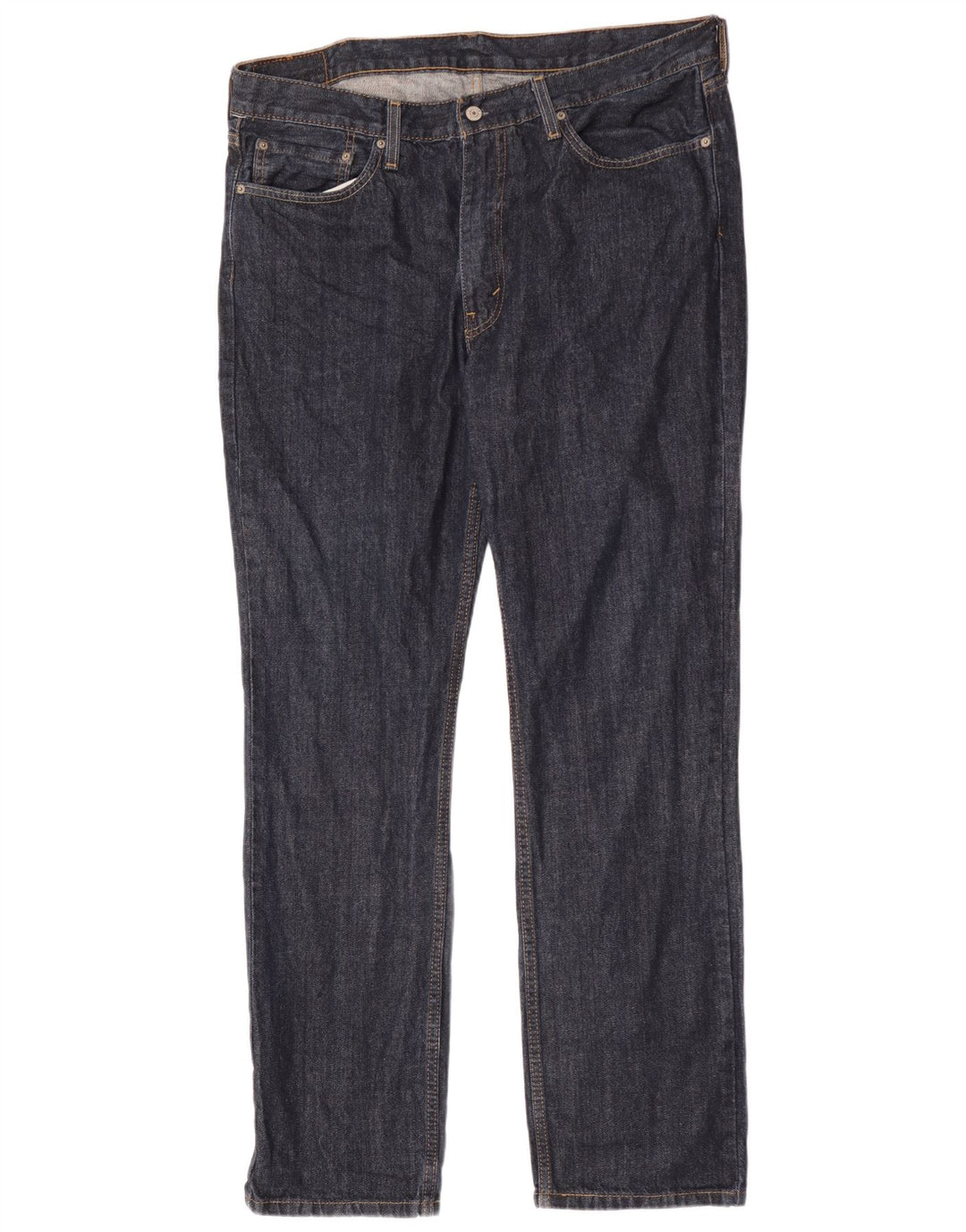 Levi's Uomo 514 Jeans dritti W38 L34 Blu Navy