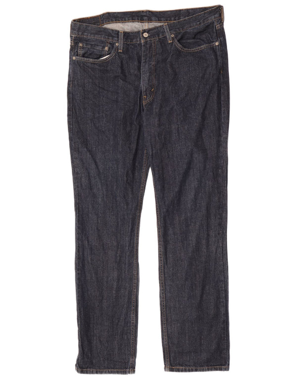 Levi's Uomo 514 Jeans dritti W38 L34 Blu Navy
