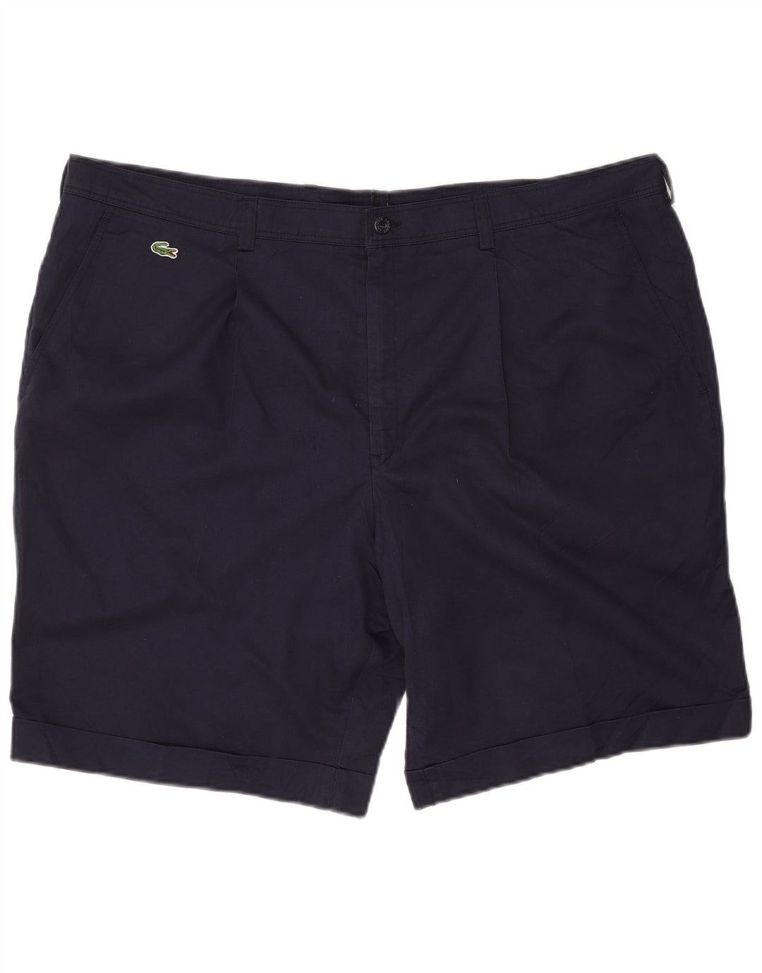 Pantaloncini chino da uomo Lacoste IT 54 2XL W42 poliestere blu navy