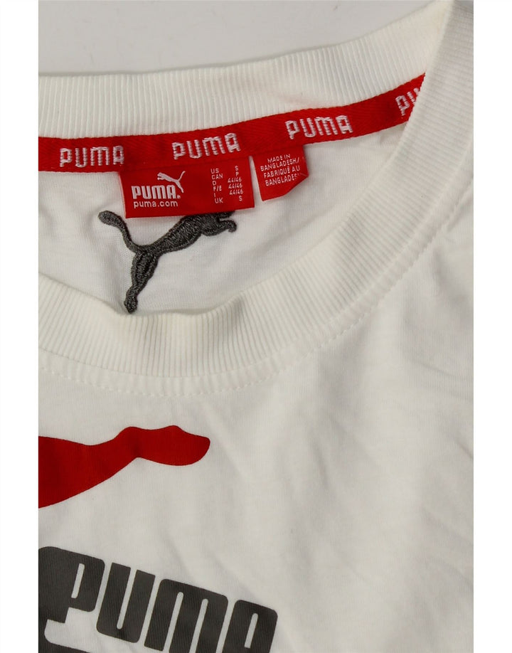Canotta grafica da uomo PUMA piccola bianca