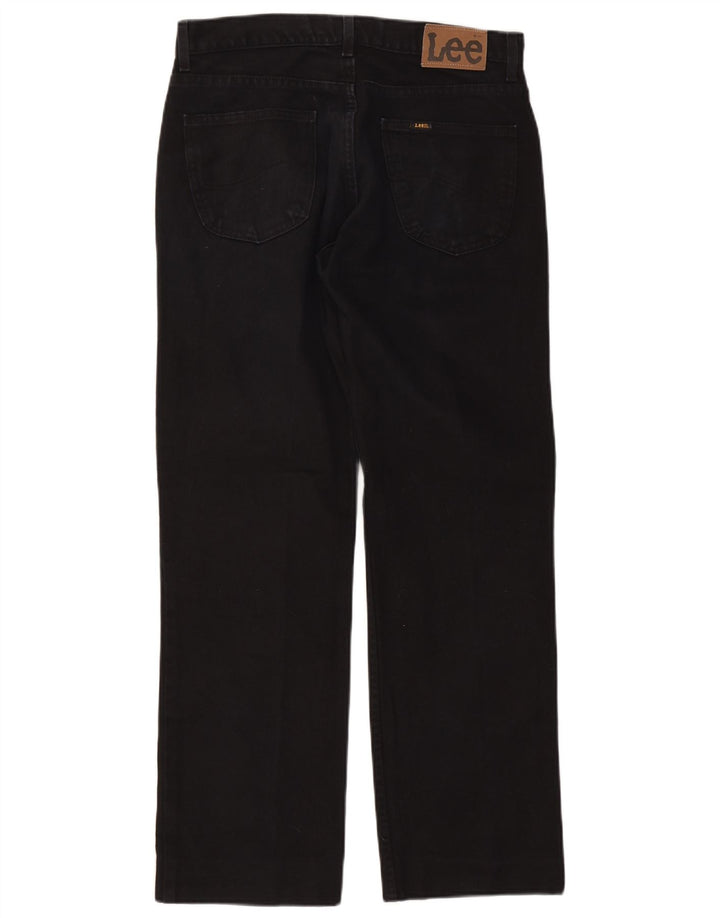 Jeans dritti da uomo Lee W33 L30 cotone nero