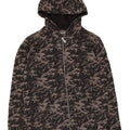Felpa con cappuccio e zip da ragazzo con motivo astratto Lyle & Scott 15-16 anni nera