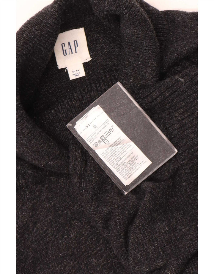 Maglione maglione da uomo con collo alto Gap XL in cotone grigio