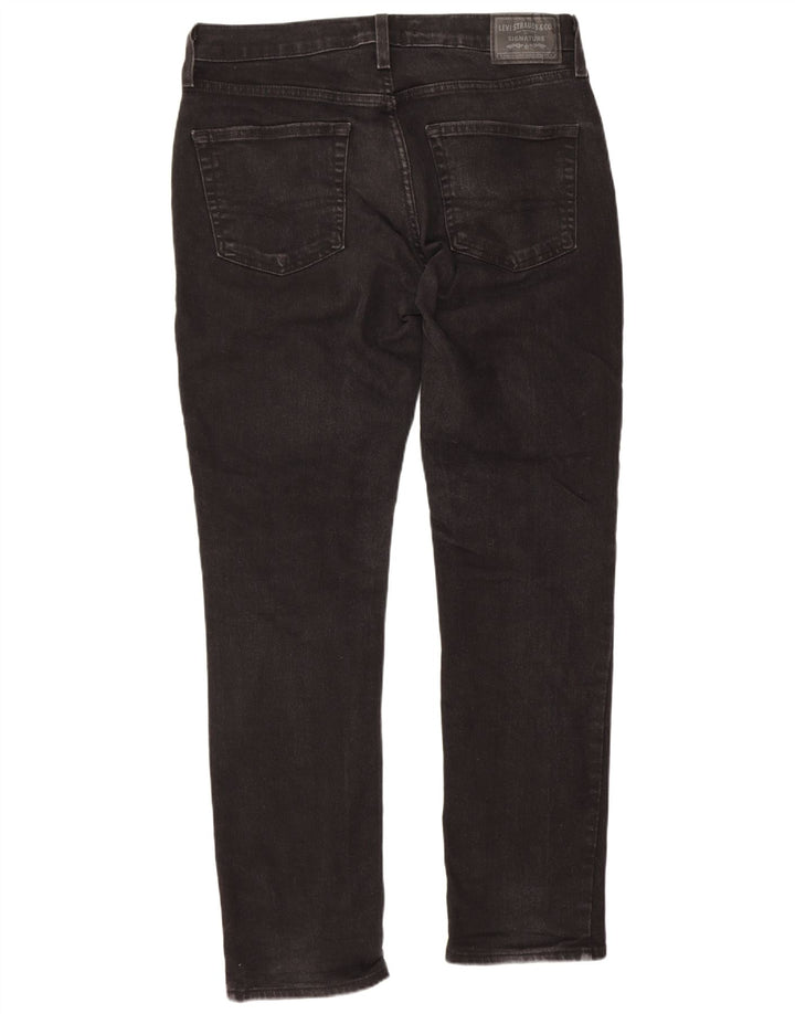 Jeans slim firmati da uomo Levi's W33 L30 cotone nero