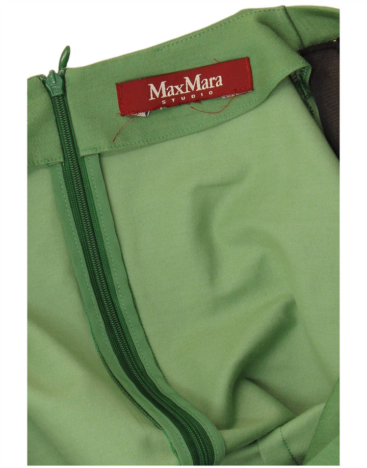 Abito tubino da donna MAX MARA UK 12 Verde medio
