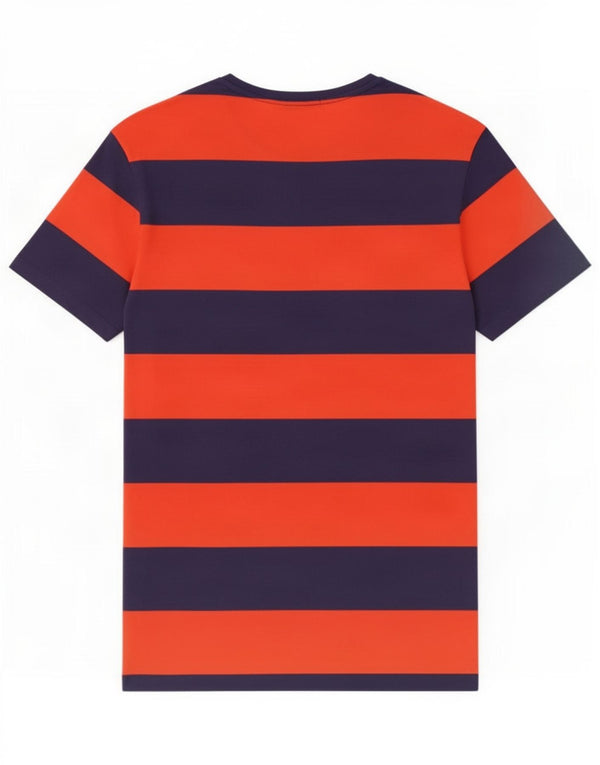 Polo Ralph Lauren T-shirt personalizzata slim fit da uomo Top in cotone a righe rosse piccole