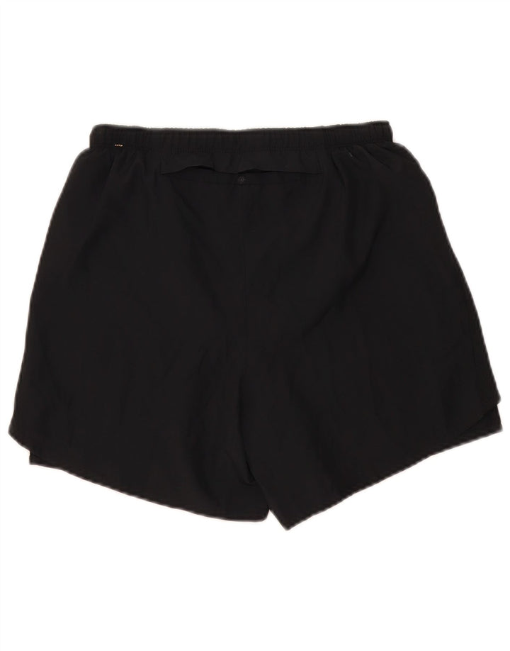 Pantaloncini sportivi Nike Dri Fit da uomo piccoli in poliestere nero
